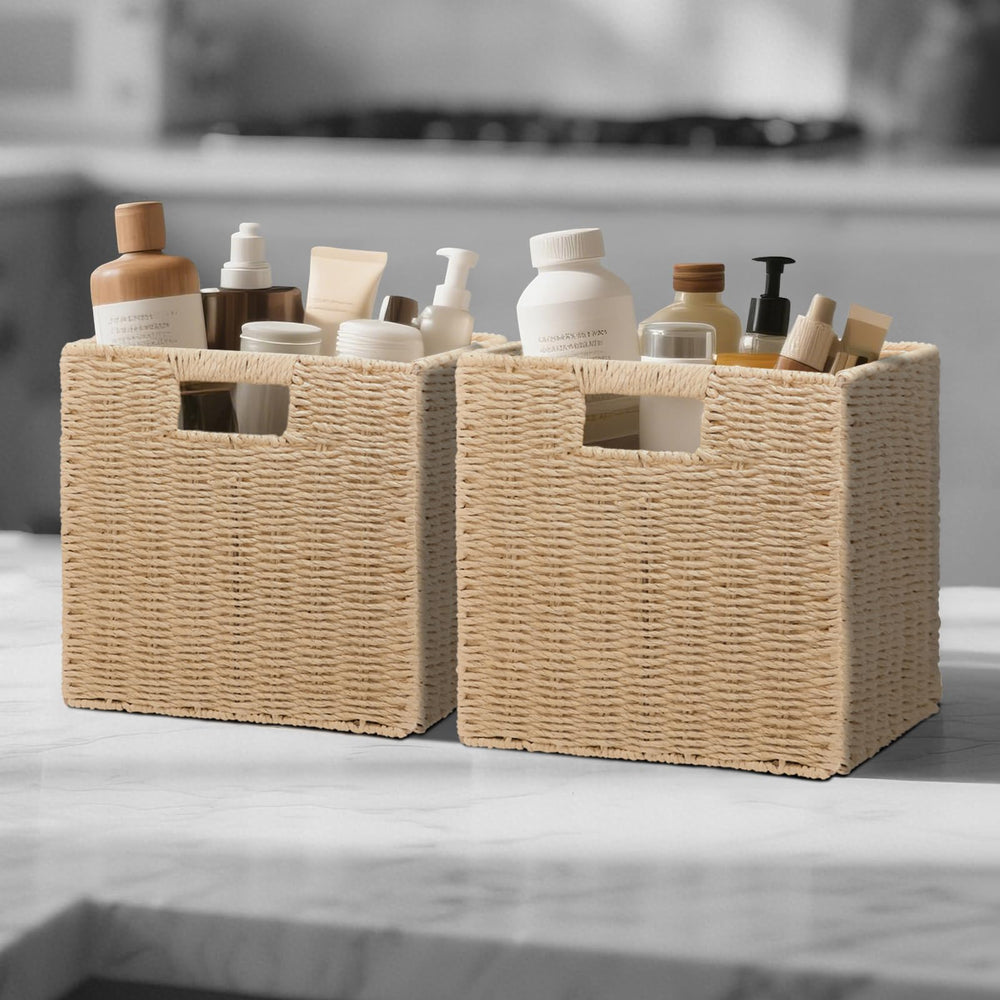 Cazzon panier pliable rangé économisant espace dans placard