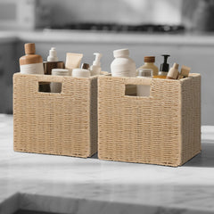 Cazzon panier pliable rangé économisant espace dans placard