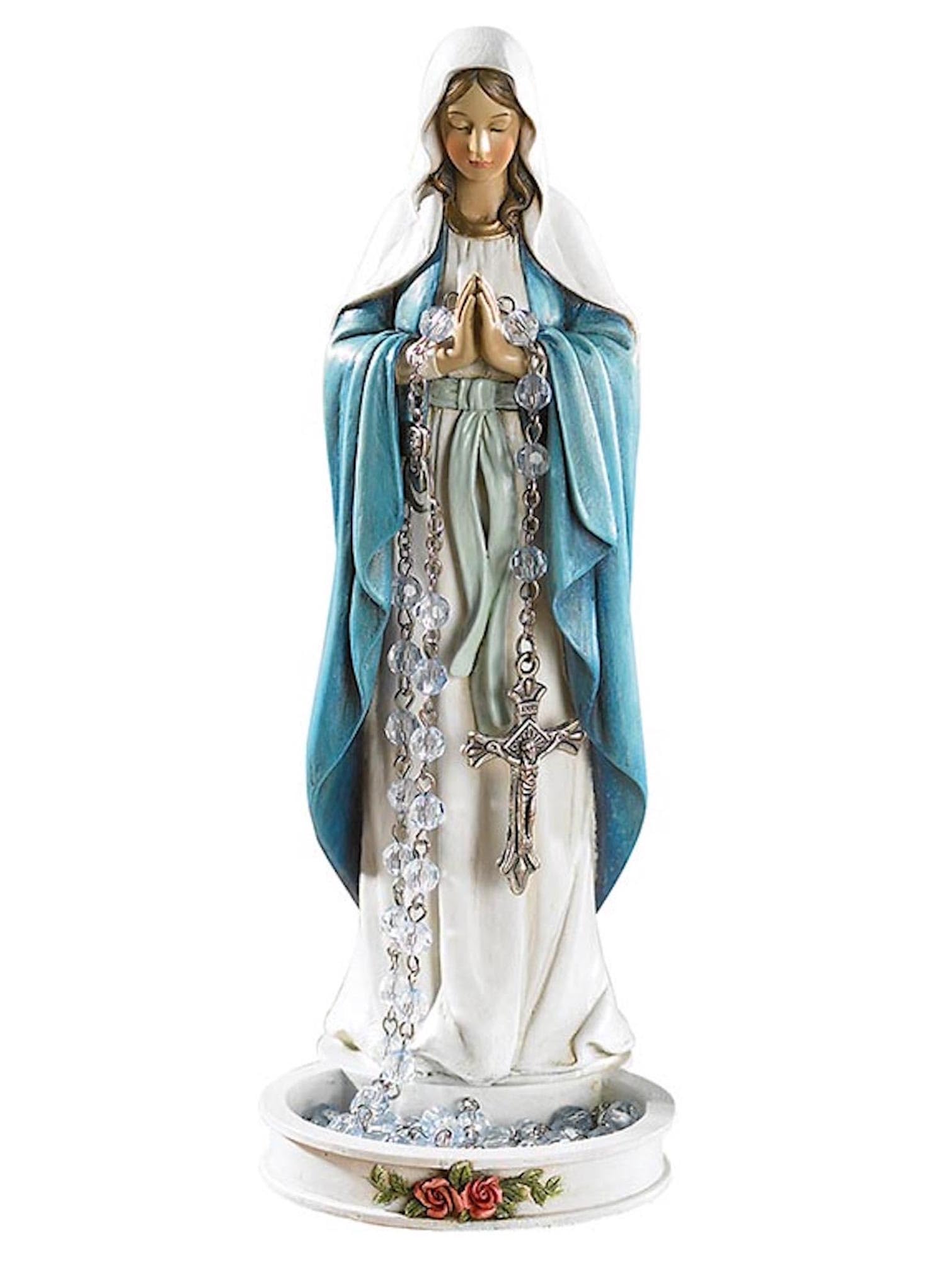 CBC Group figurine Madonna vue avant supporte chapelet et décore l’étagère