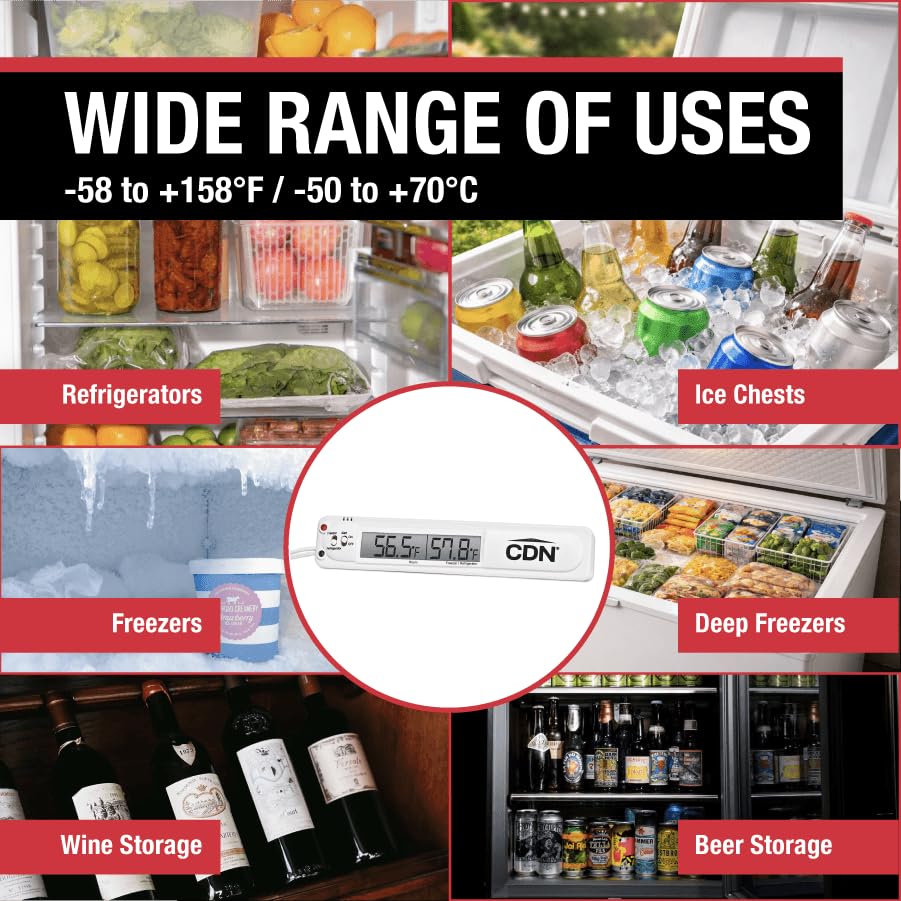 CDN TA20 gros plan bouton switch, change facilement mode frigo/congélateur