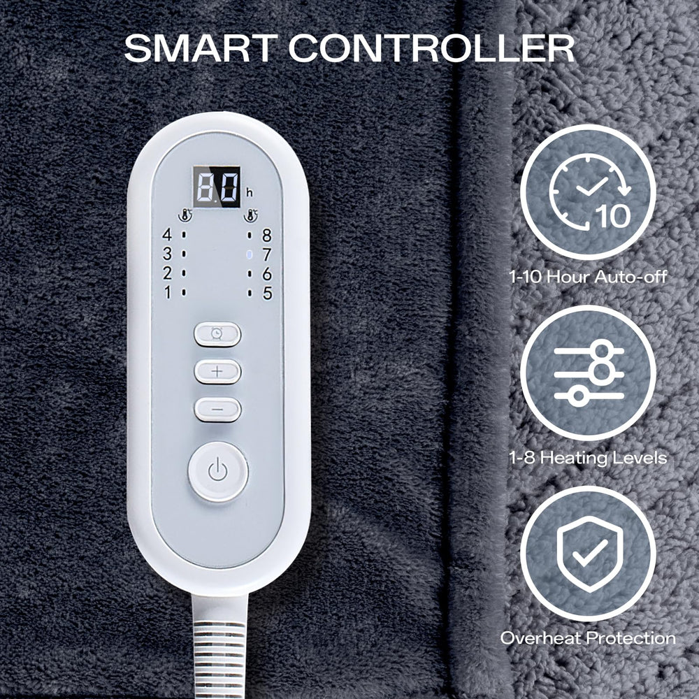 Détail du contrôleur ceamorfco avec boutons simples offrant réglage précis des 8 niveaux