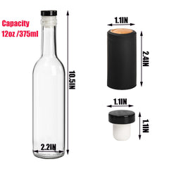 Cedilis bouteille profil type Bordeaux mettant en valeur la silhouette slim pour gain d'espace