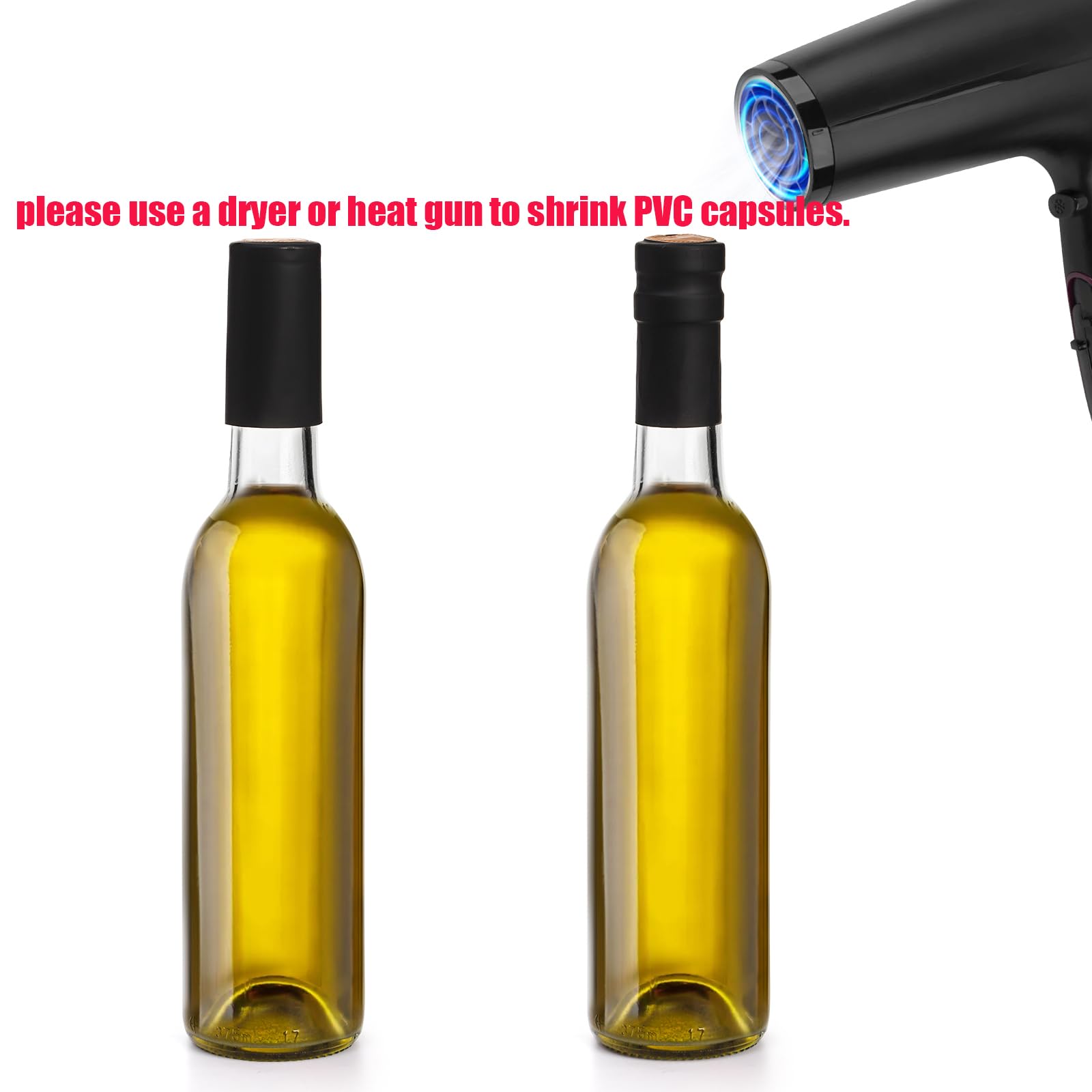 Cedilis bouteille à l’échelle tenue en main pour visualiser la contenance 375 ml