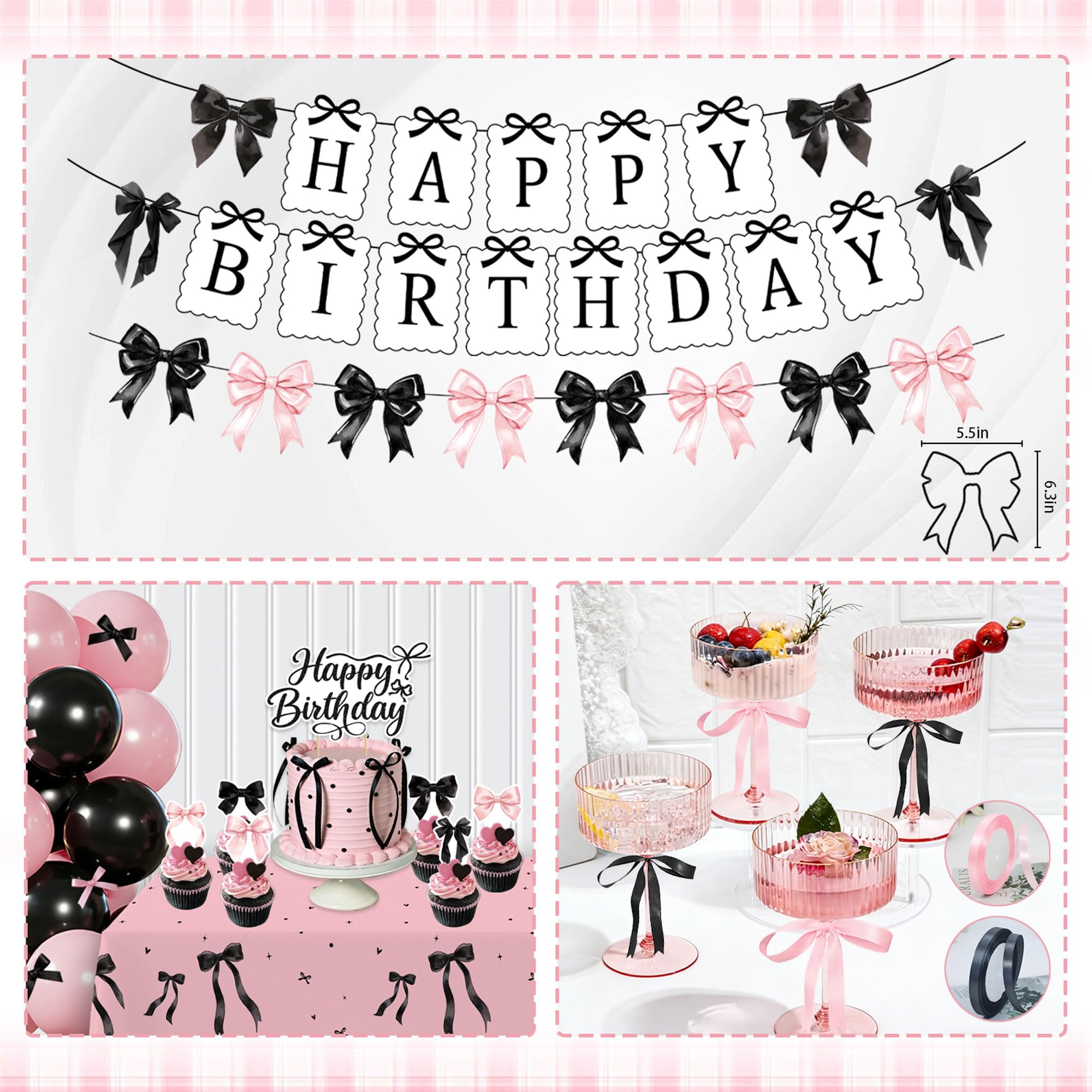CelebSpark accessoires gâteau comprenant topper et cupcake toppers pour finition soignée