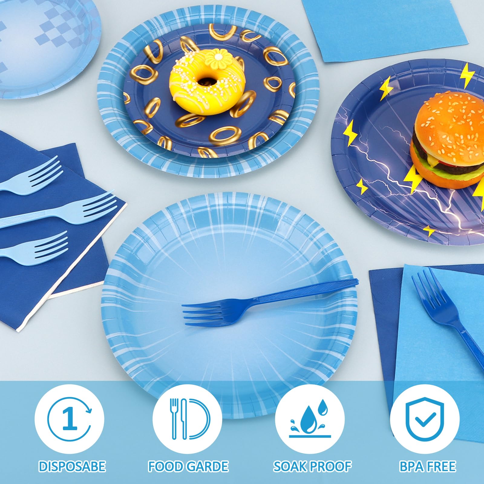 CENLBJ assiette dessert gros plan montrant un imprimé net et durable