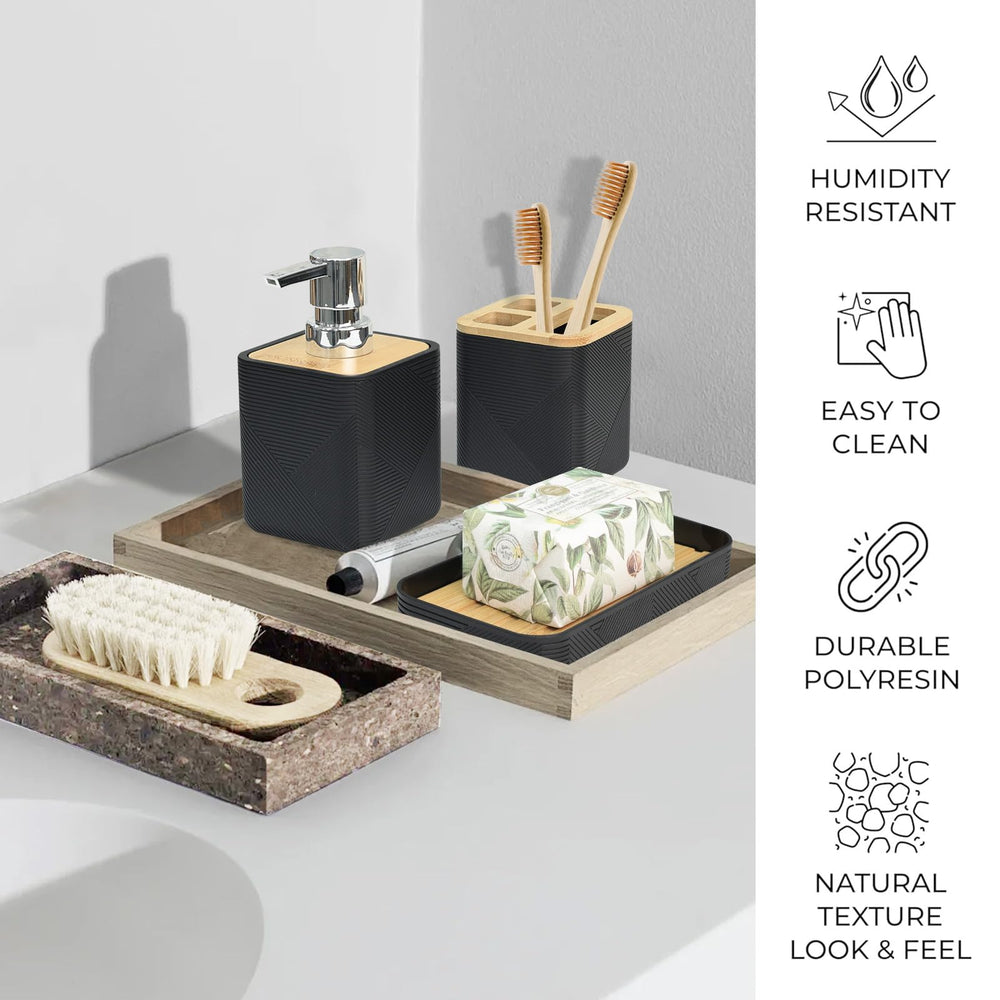 CERBIOR ensemble côté montrant finition noire, design contemporain