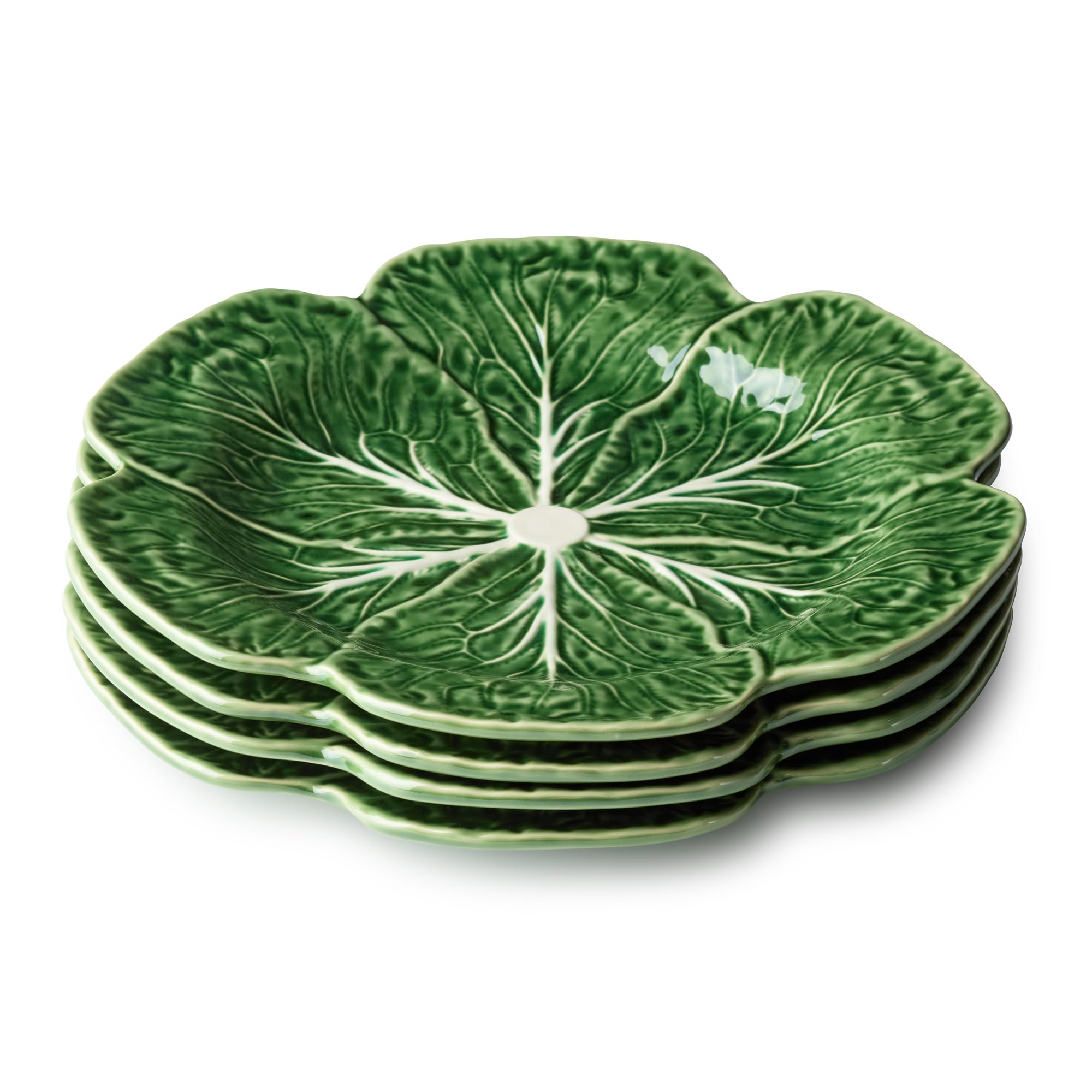 Cerified International assiette face montrant forme feuille et rendu accueillant