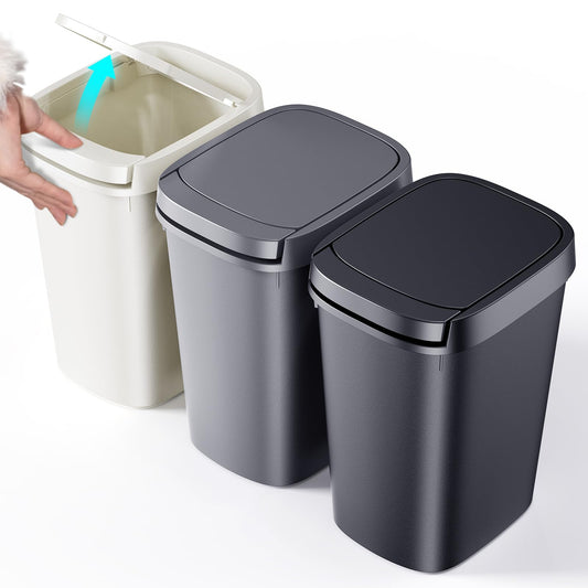 CEROELDA poubelle face avant montrant design slim et gain d'espace