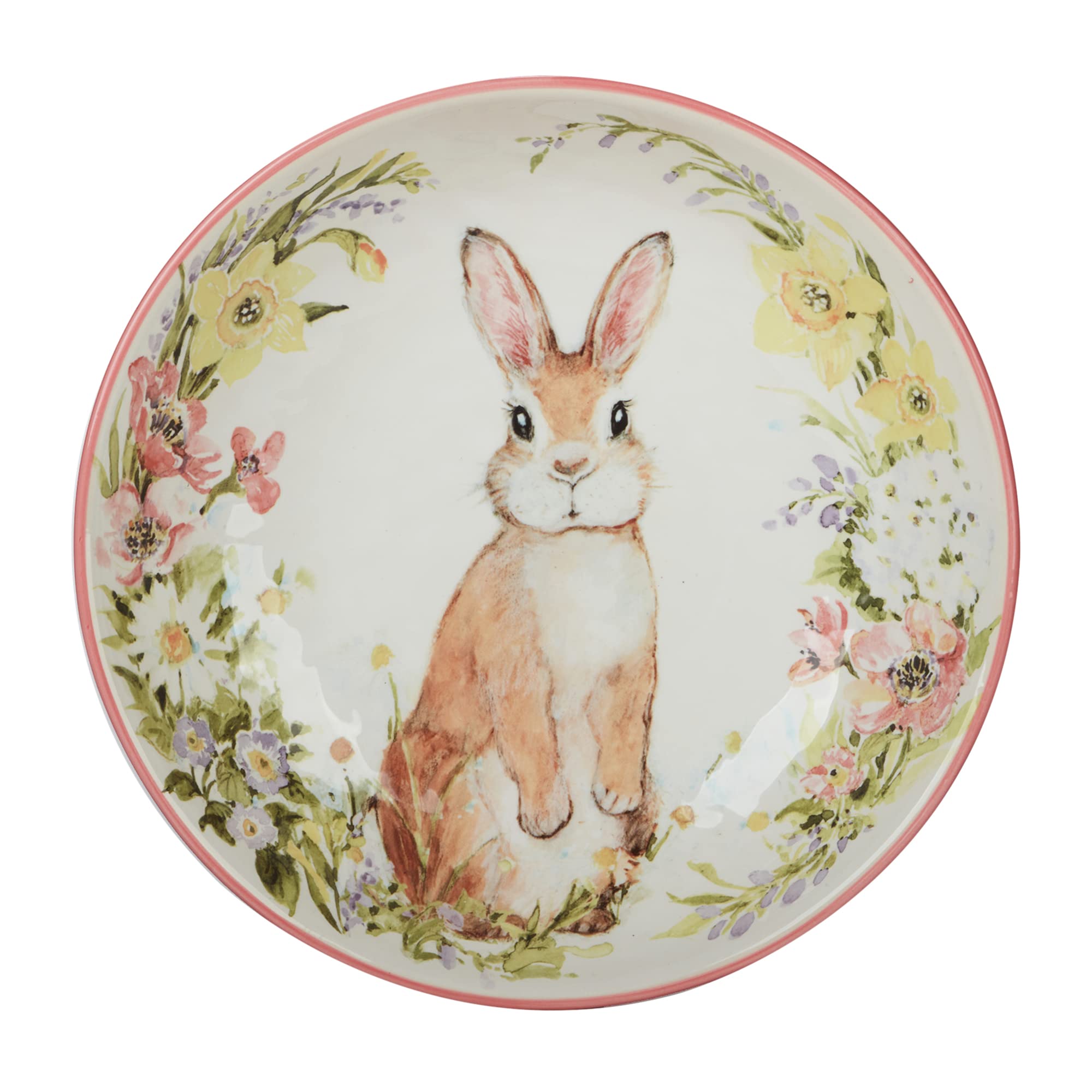 Certified International assiette Easter Garden face avant motif joyeux pour table festive