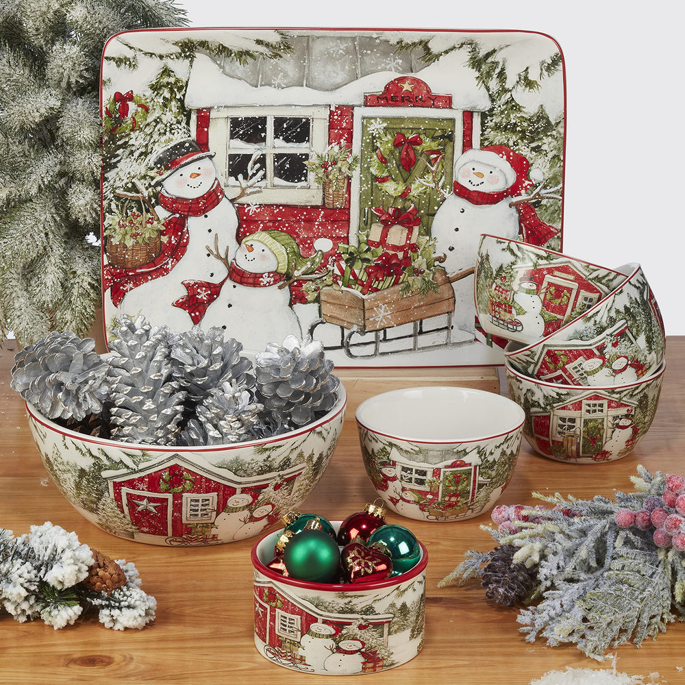 Certified International ensemble Holiday Magic coordonné pour décor complet
