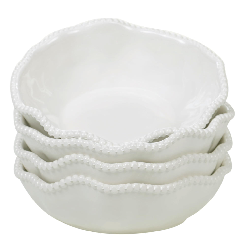Certified International Perlette assiettes emboîtées rangement compact et gain de place