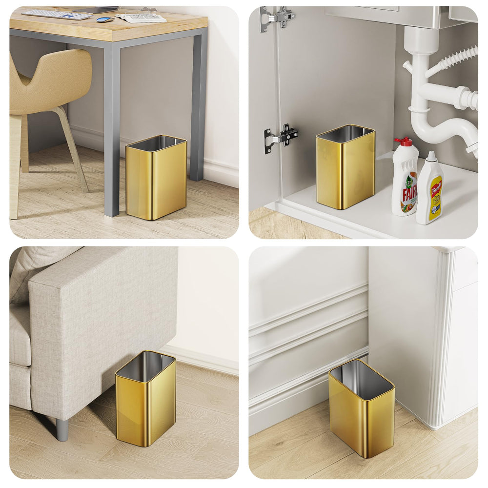 Cesun intérieur montrant sac poubelle, installation simple et propre