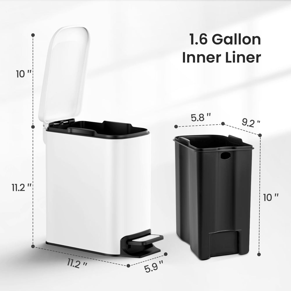 Cesun poubelle installée salle de bain gain de place