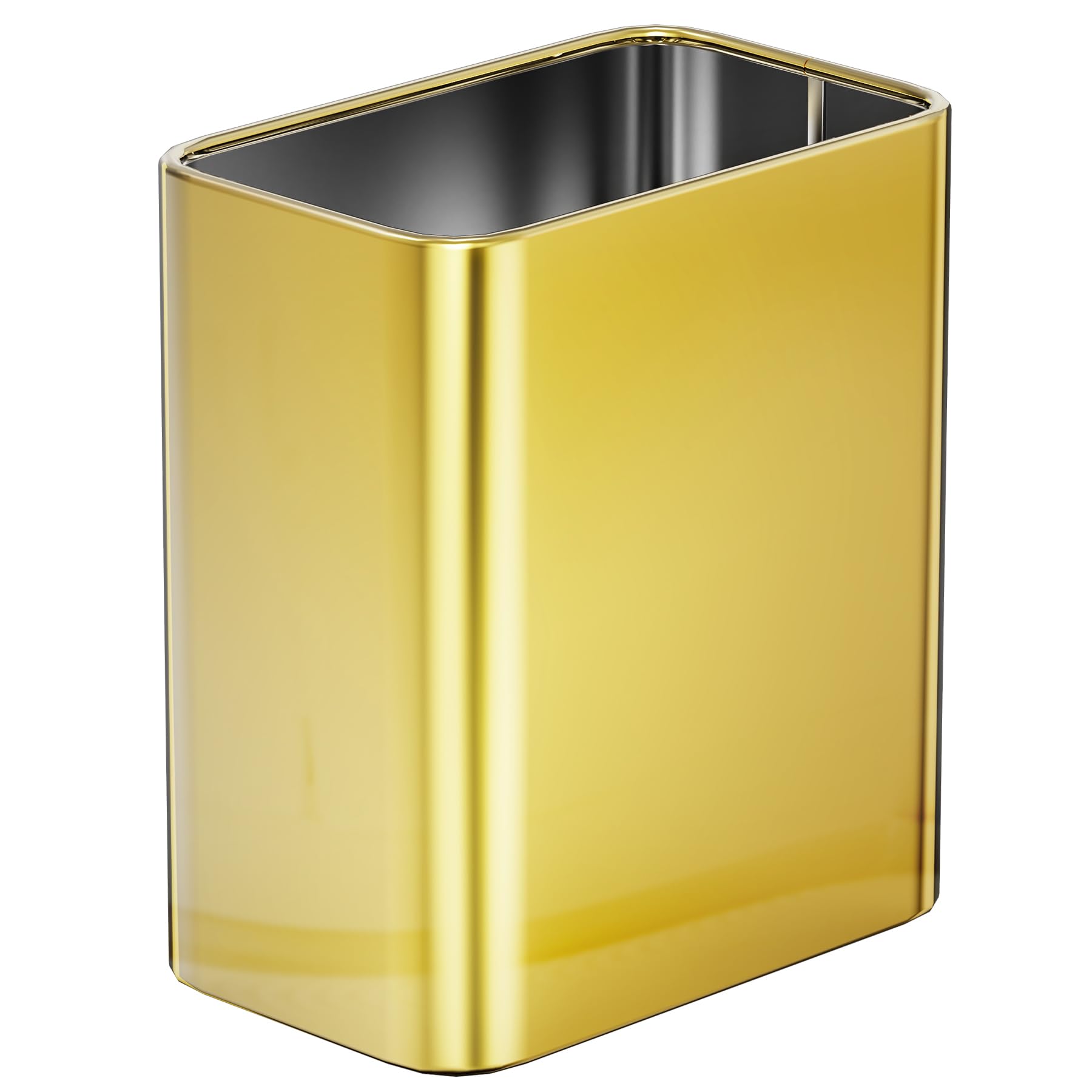 Cesun poubelle rectangulaire devant, design compact et gain de place