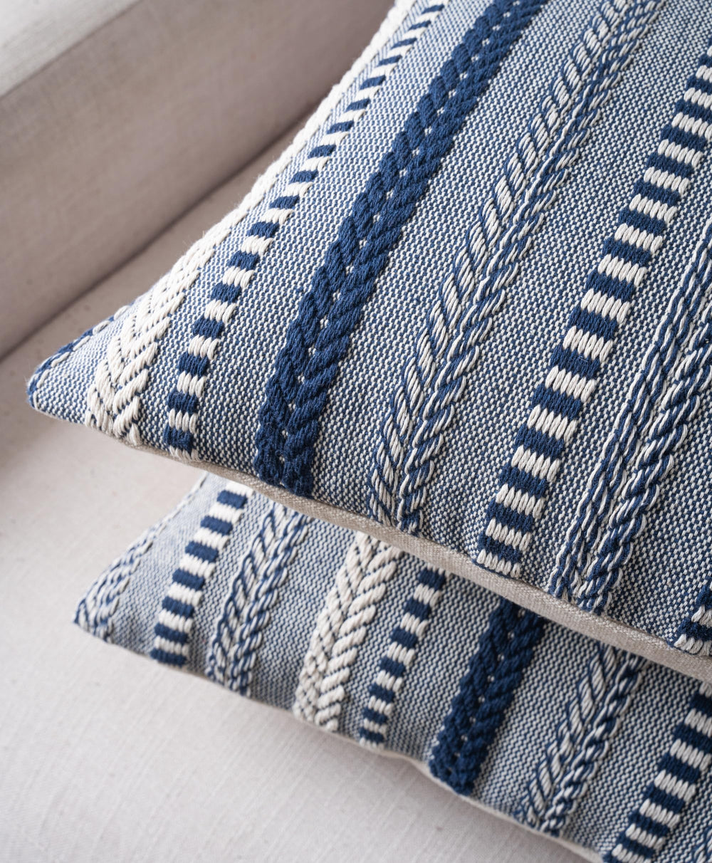 Cethom gros plan sur tissage coton-lin montrant robustesse