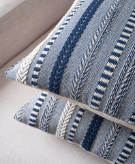 Cethom gros plan sur tissage coton-lin montrant robustesse