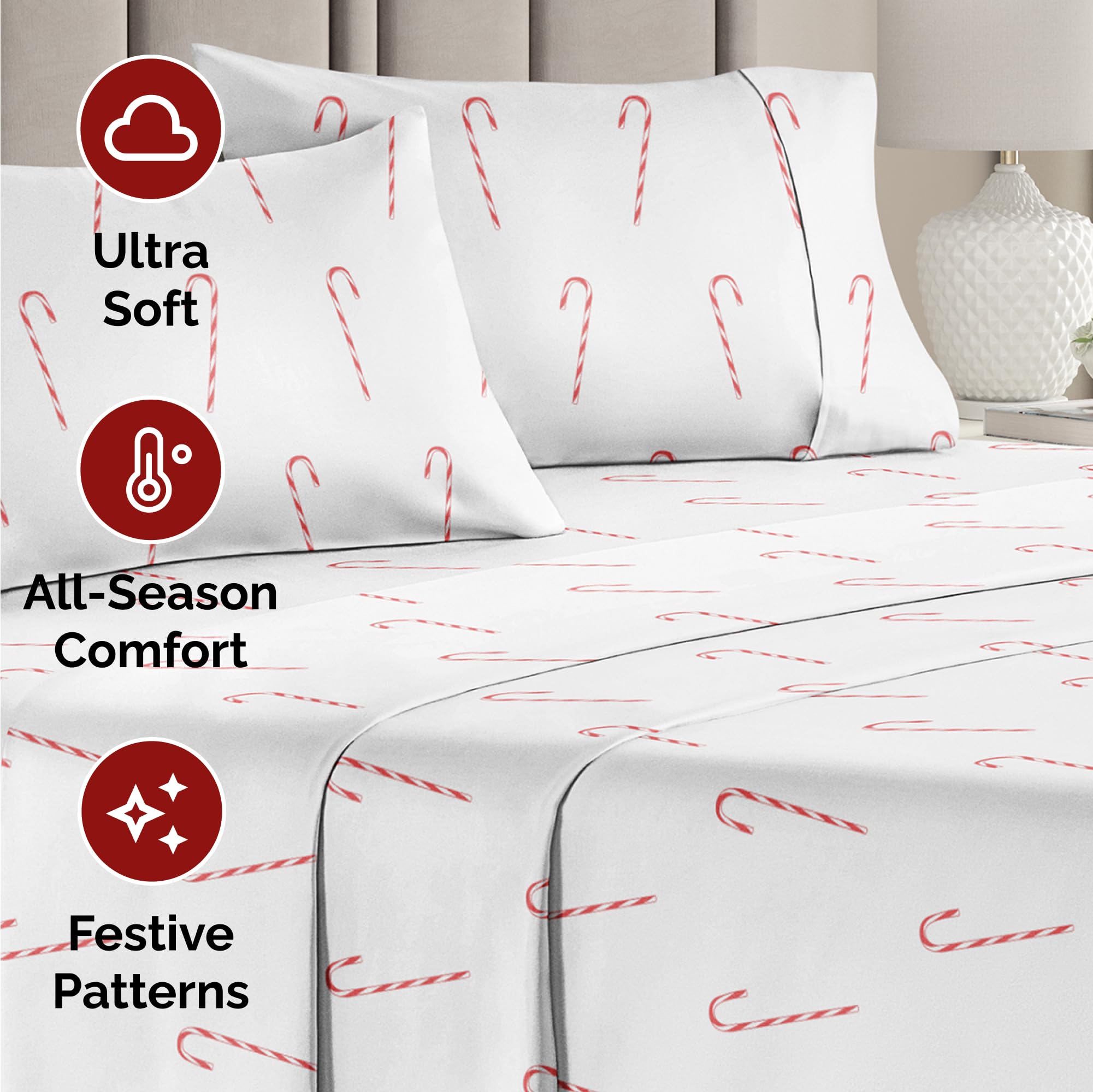 CGK Unlimited drap-housse ajusté sur matelas montrant maintien jusqu’à 16 pouces