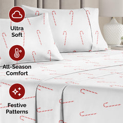 CGK Unlimited drap-housse ajusté sur matelas montrant maintien jusqu’à 16 pouces
