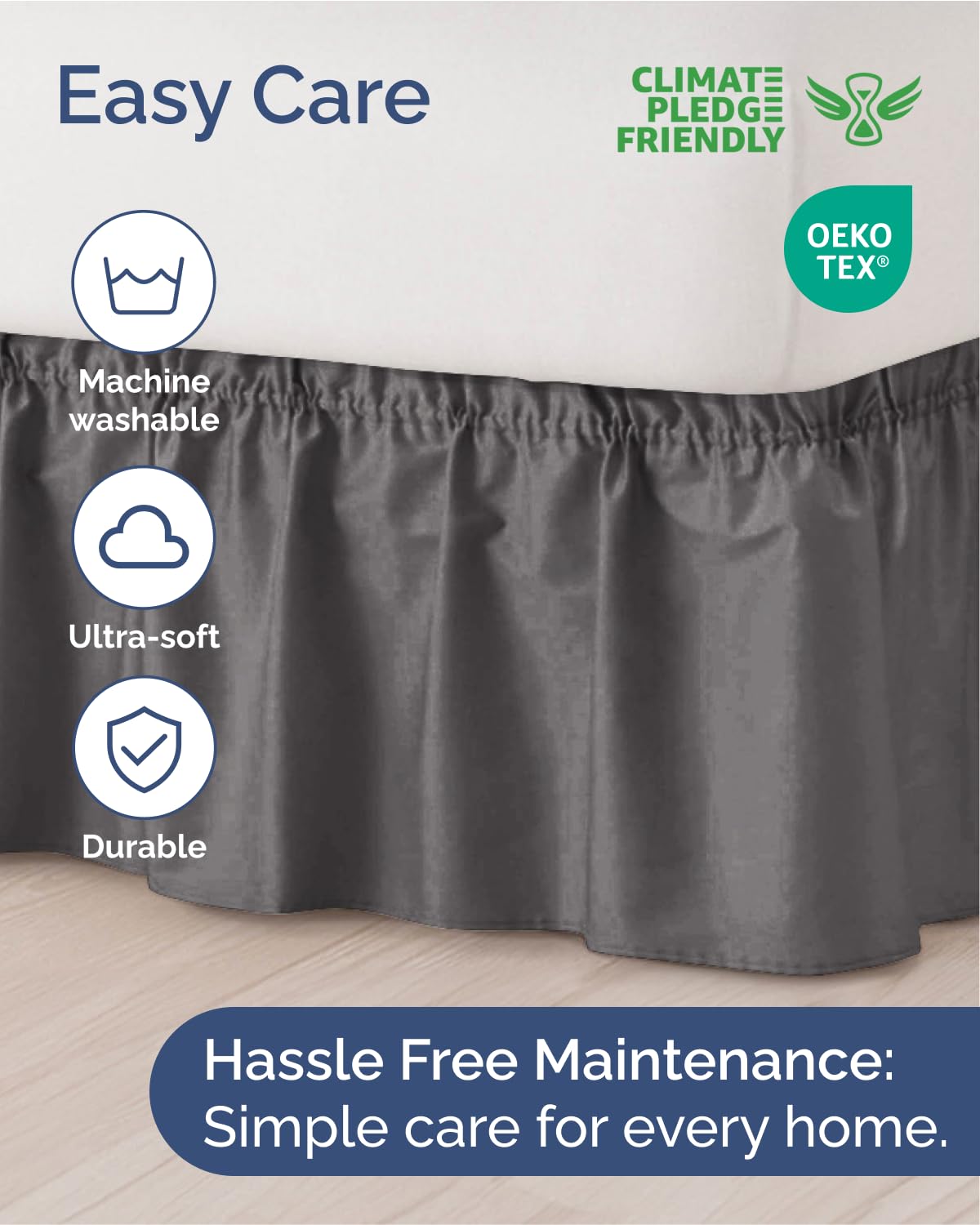 CGK Linens angle sur coutures et ourlets pour un rendu propre et raffiné