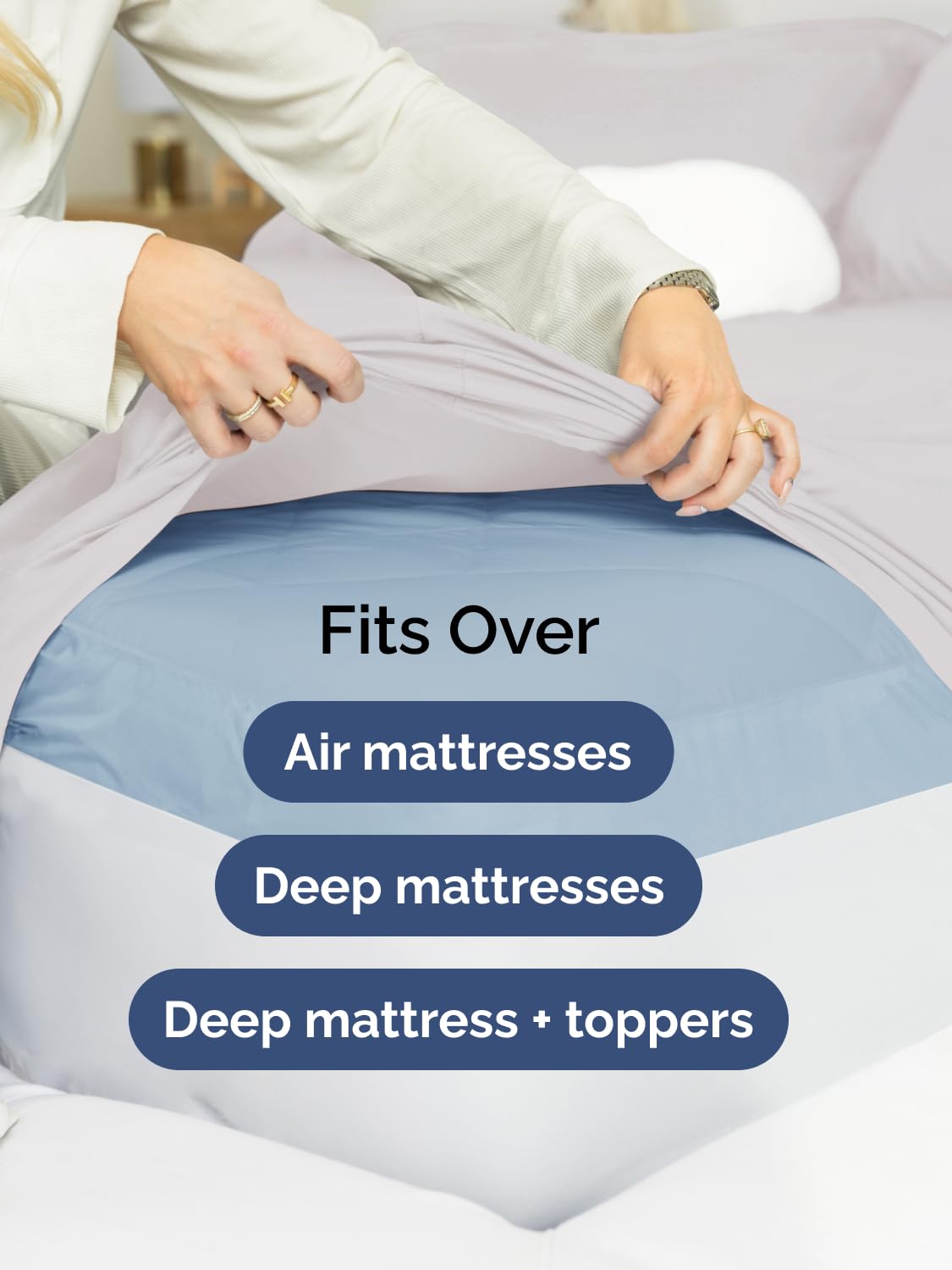 CGK Unlimited comparaison d'échelle montrant adaptation matelas épais