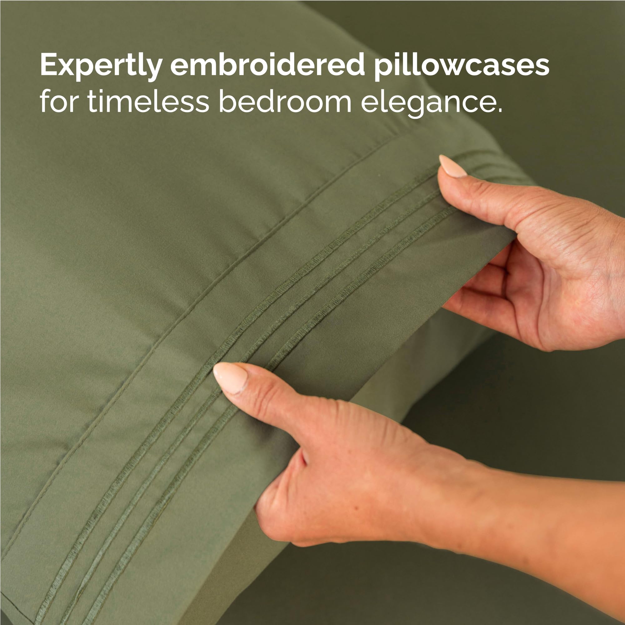CGK Unlimited drap housse sur matelas montrant compatibilité avec matelas profonds
