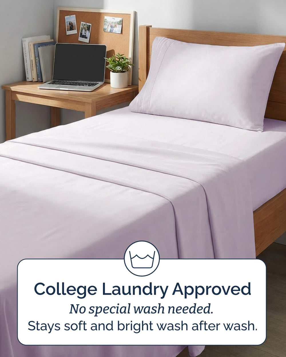 CGK Unlimited comparaison taille montrant le drap-housse sur un matelas Twin XL