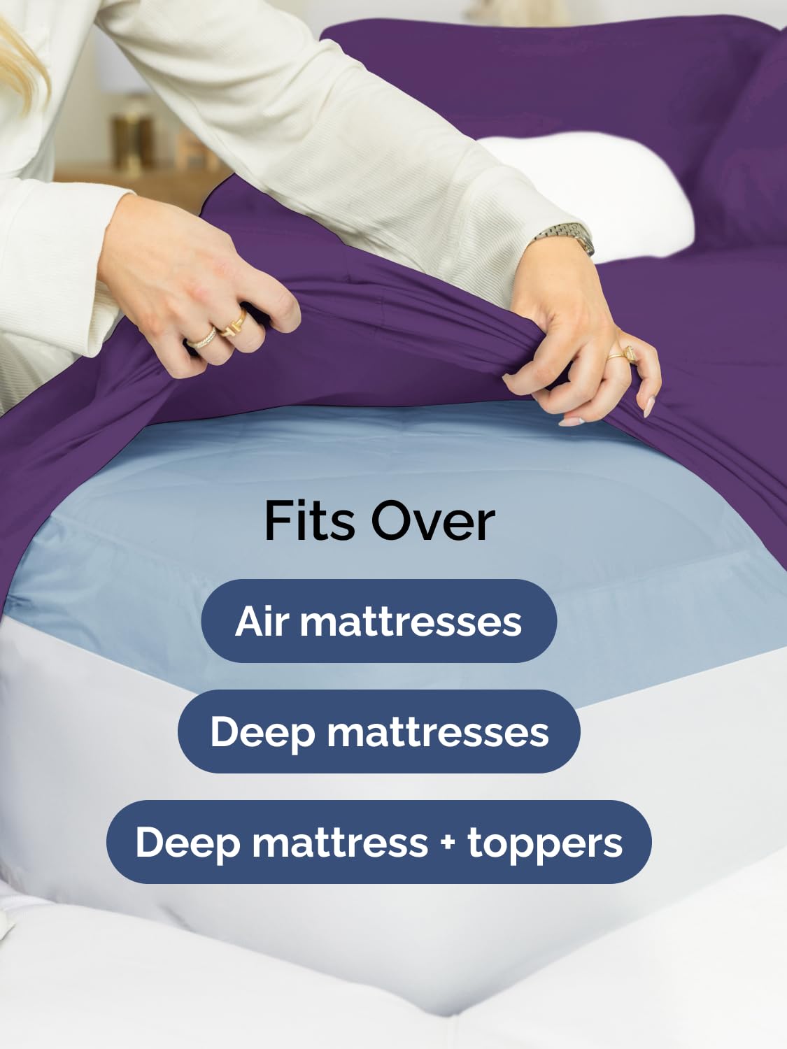 CGK Unlimited draps et ruban à mesurer montrant compatibilité avec hauteurs