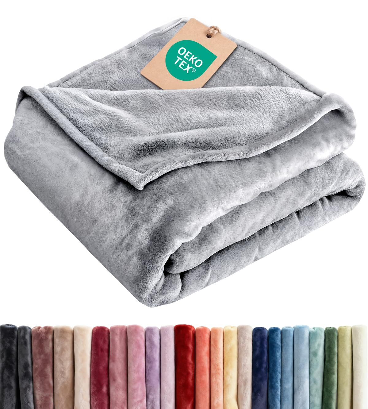 CGK Unlimited couverture Queen face avant présentant un design neutre et cosy