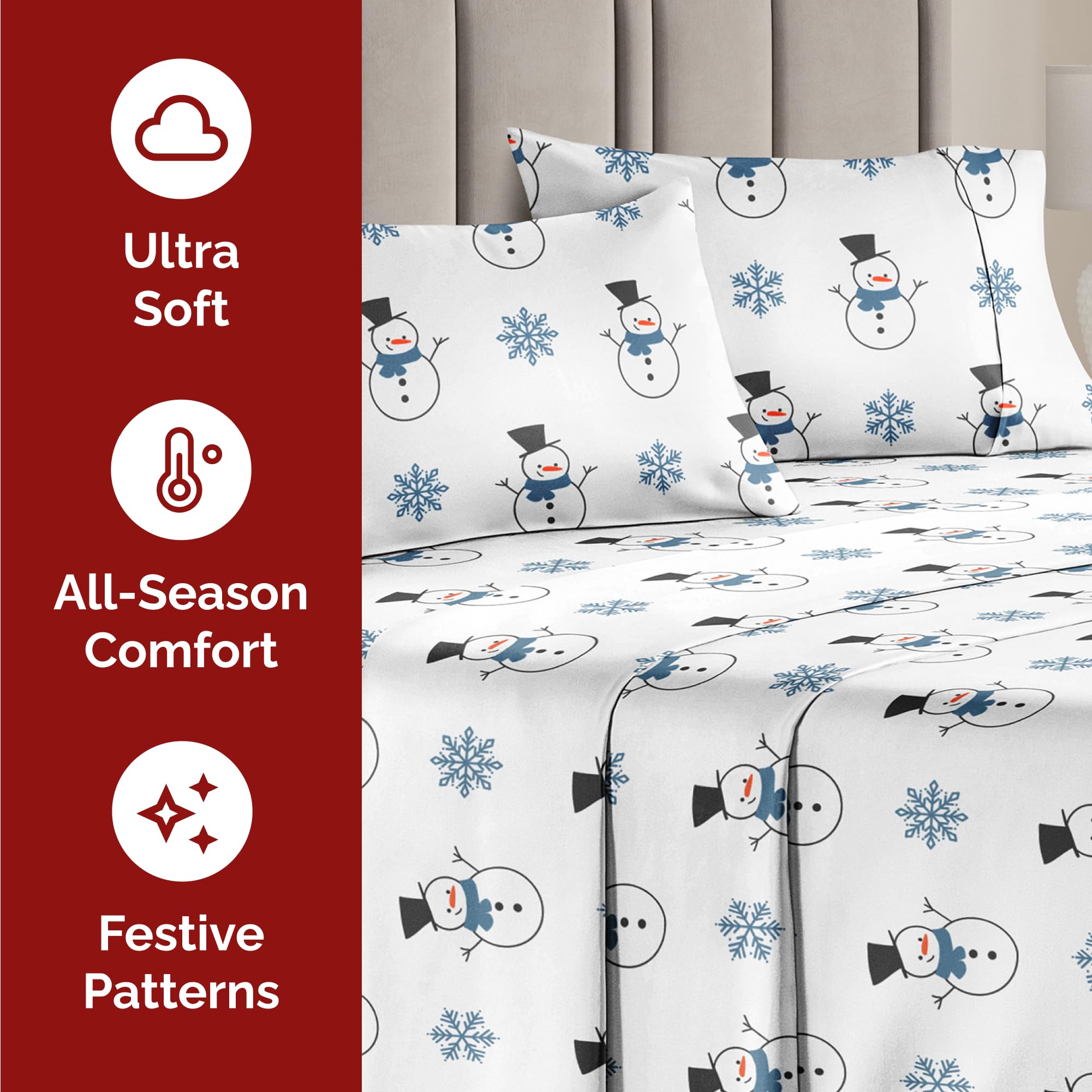 CGK Unlimited drap-housse avec poche profonde illustrant maintien pour matelas jusqu'à 16 pouces