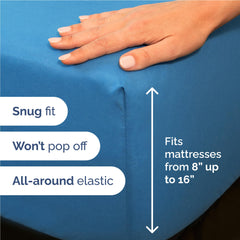 CGK Unlimited drap-housse visible poche profonde maintien sur matelas