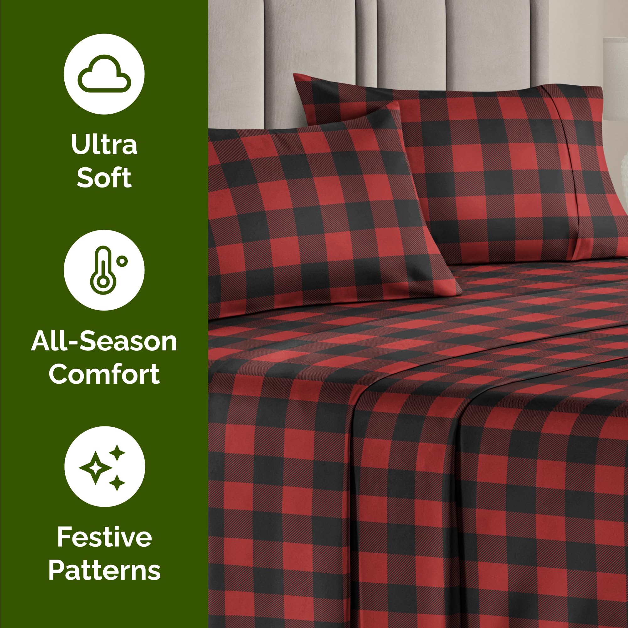 CGK Unlimited drap-housse sur matelas profond, maintien sécurisé et élastique