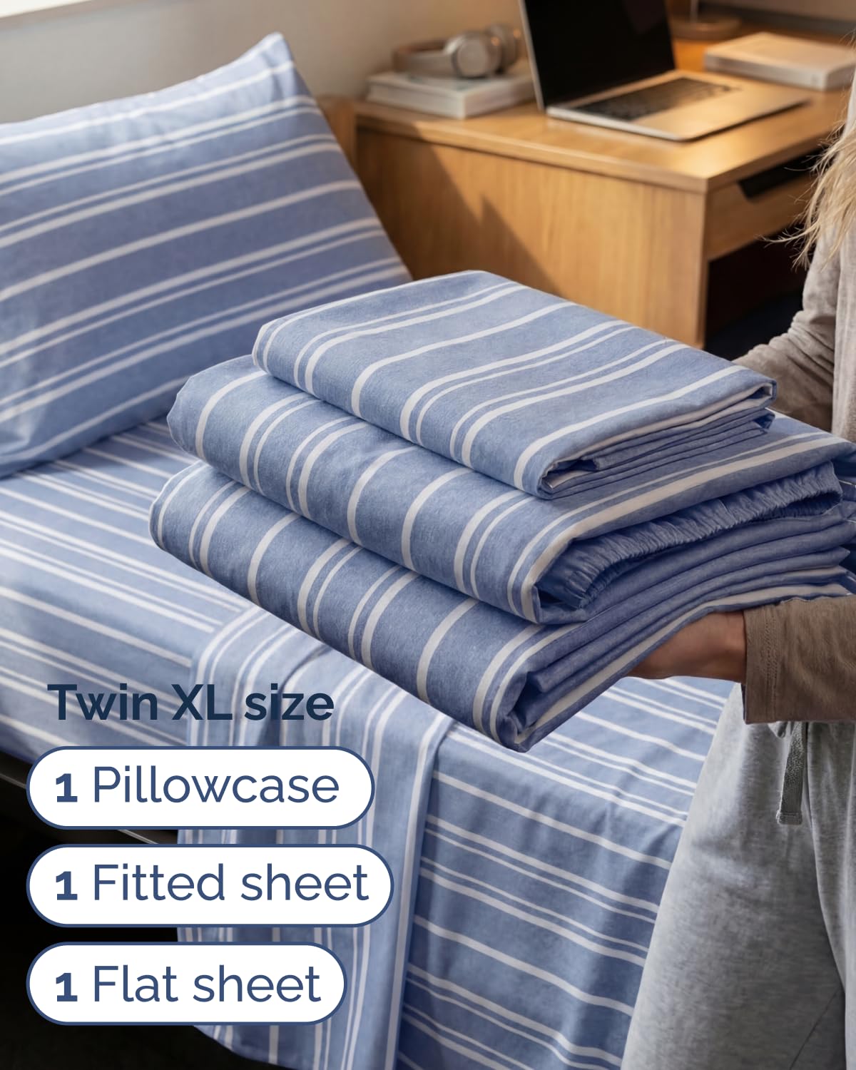 Housse ajustée CGK Unlimited avec poche profonde s'adaptant à matelas jusqu'à 16 pouces