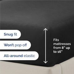 CGK Unlimited housse montrant poches profondes, maintien sûr pour matelas