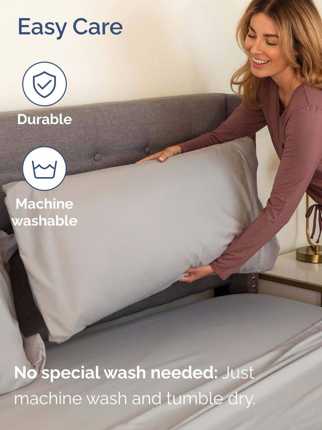CGK Unlimited mise en scène chambre moderne montrant look fini et net