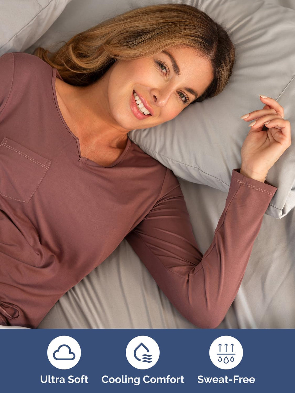 CGK Unlimited draps installés sur lit avec surmatelas montrant compatibilité