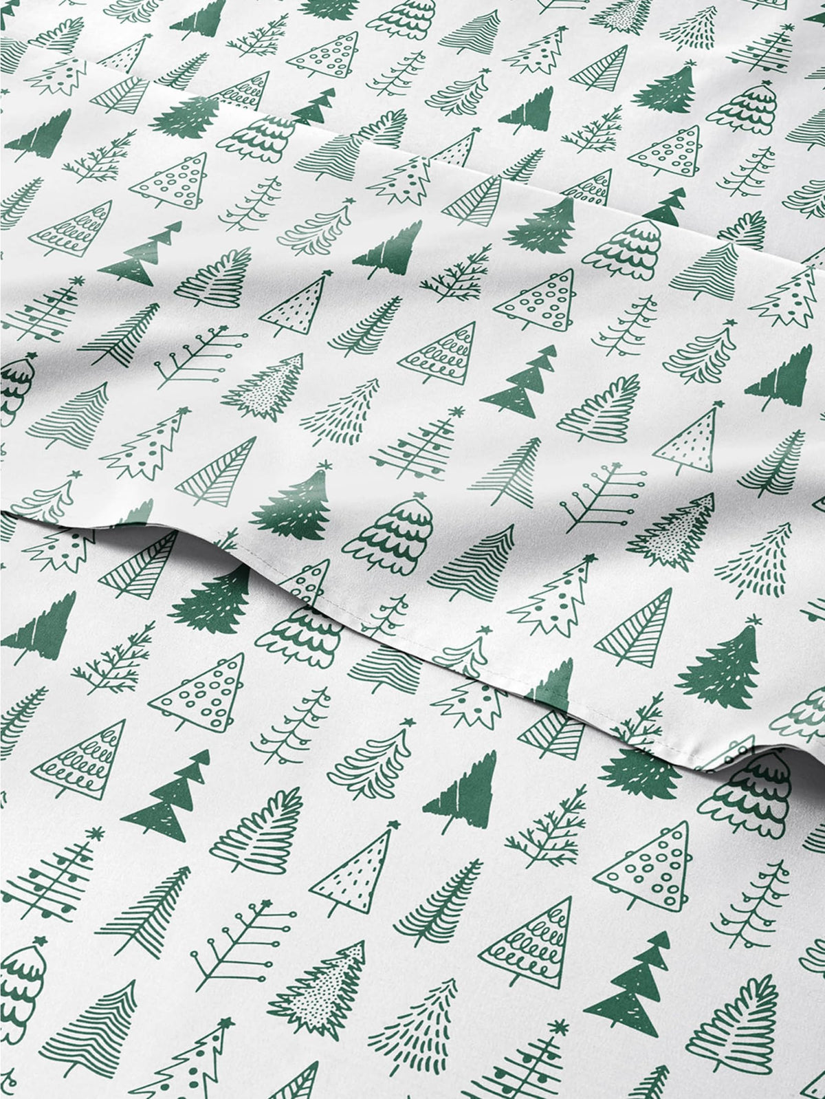 CGK Unlimited parure vue avant montrant motif sapin et accueil festif