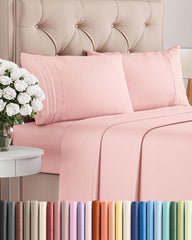 CGK Unlimited parure face avant montrant l'ensemble baby pink et finition soyeuse
