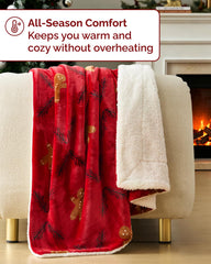 Plaid CGK Unlimited drapé sur canapé crée ambiance cosy pour soirées hivernales