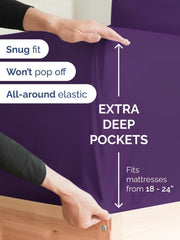 CGK Unlimited poche extra profonde illustrant maintien sur matelas épais