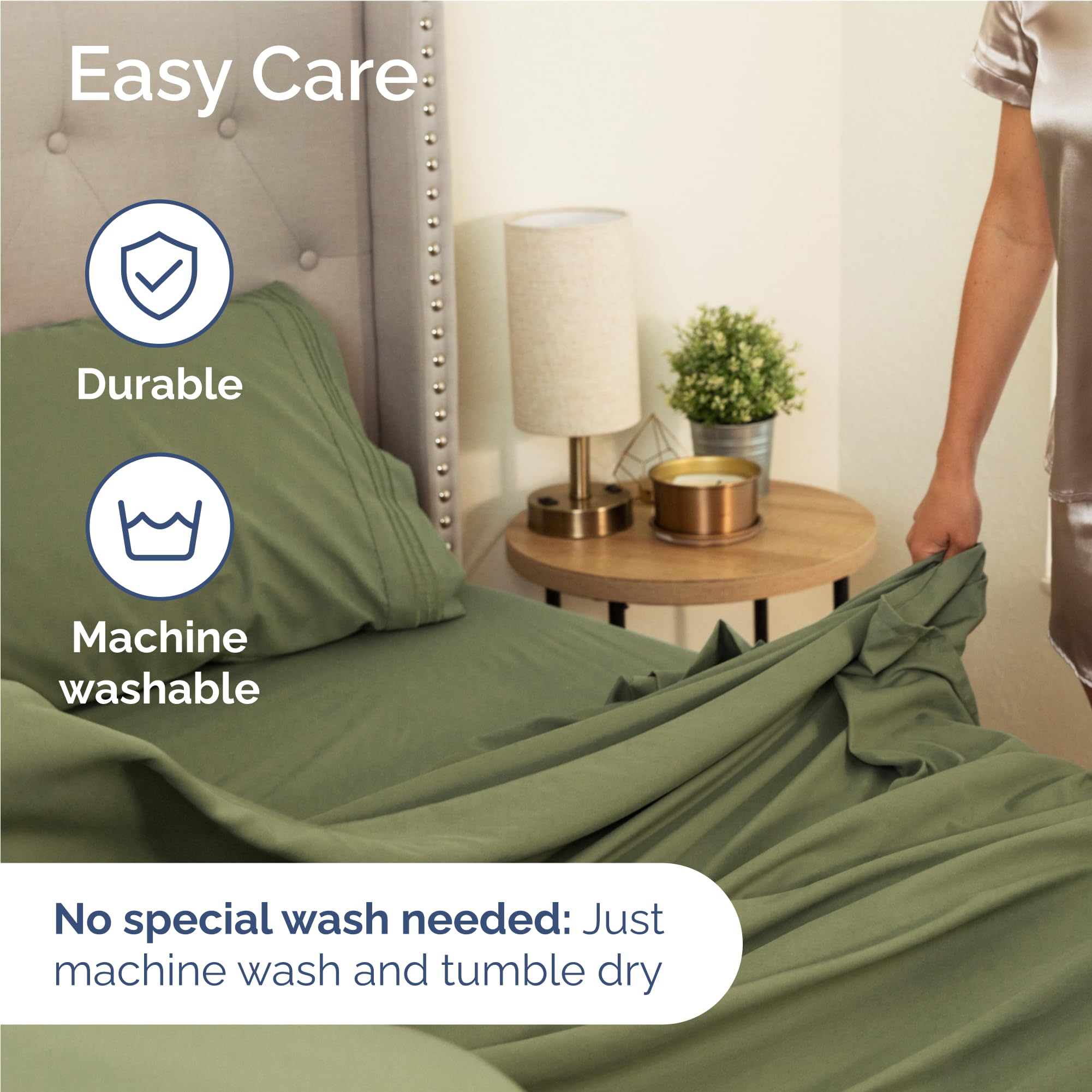 CGK Unlimited vue des poches profondes garantissant tenue pour matelas jusqu'à 16 pouces