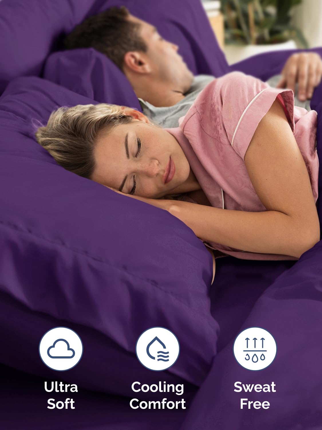 CGK Unlimited drap-housse sur pillow-top montrant fixation sans glissement