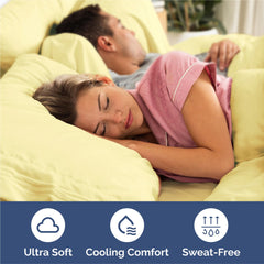 CGK Unlimited taies d'oreiller détail de couture assurant une finition durable