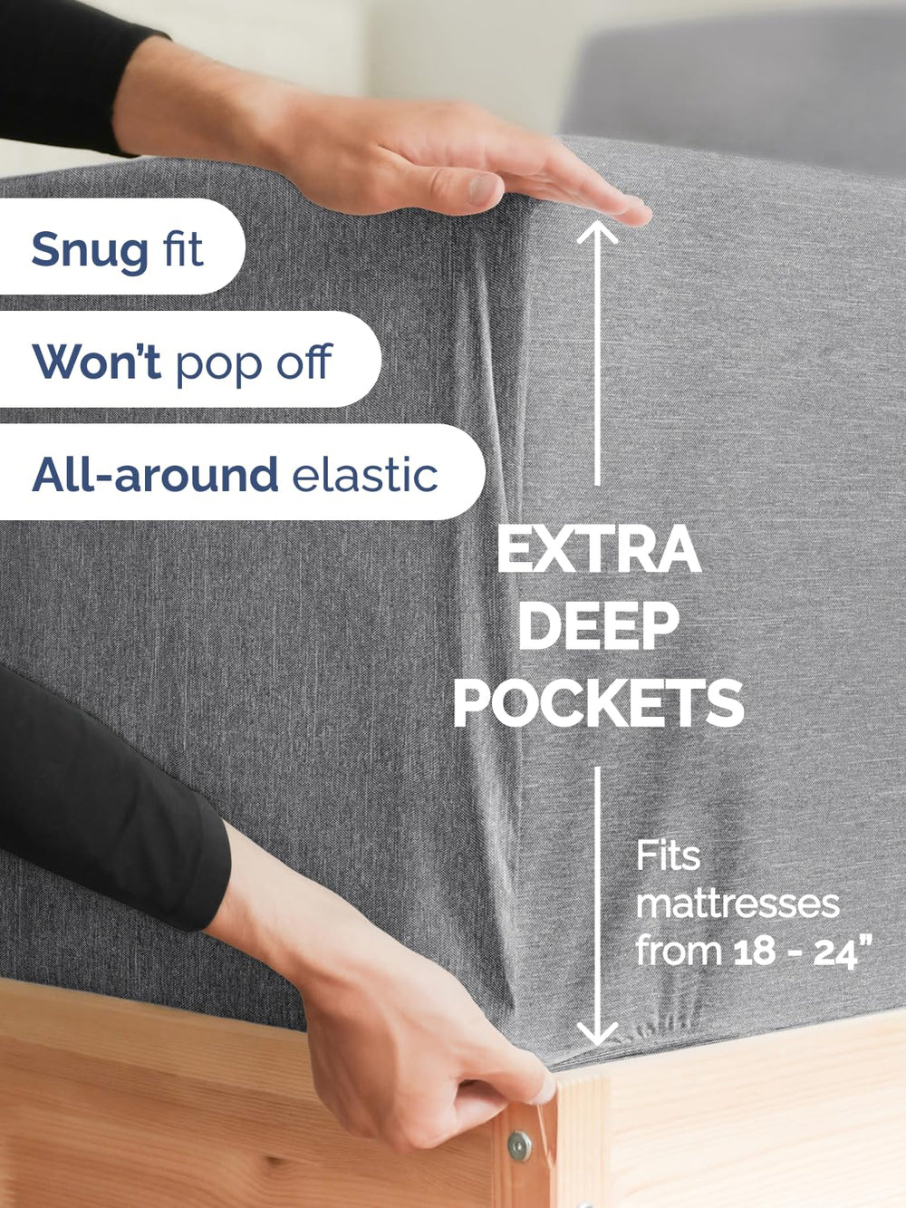 CGK Unlimited quatre taies oversized, confort et protection extra