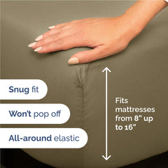 CGK Unlimited gros plan microfibre doublement brossée pour douceur supérieure
