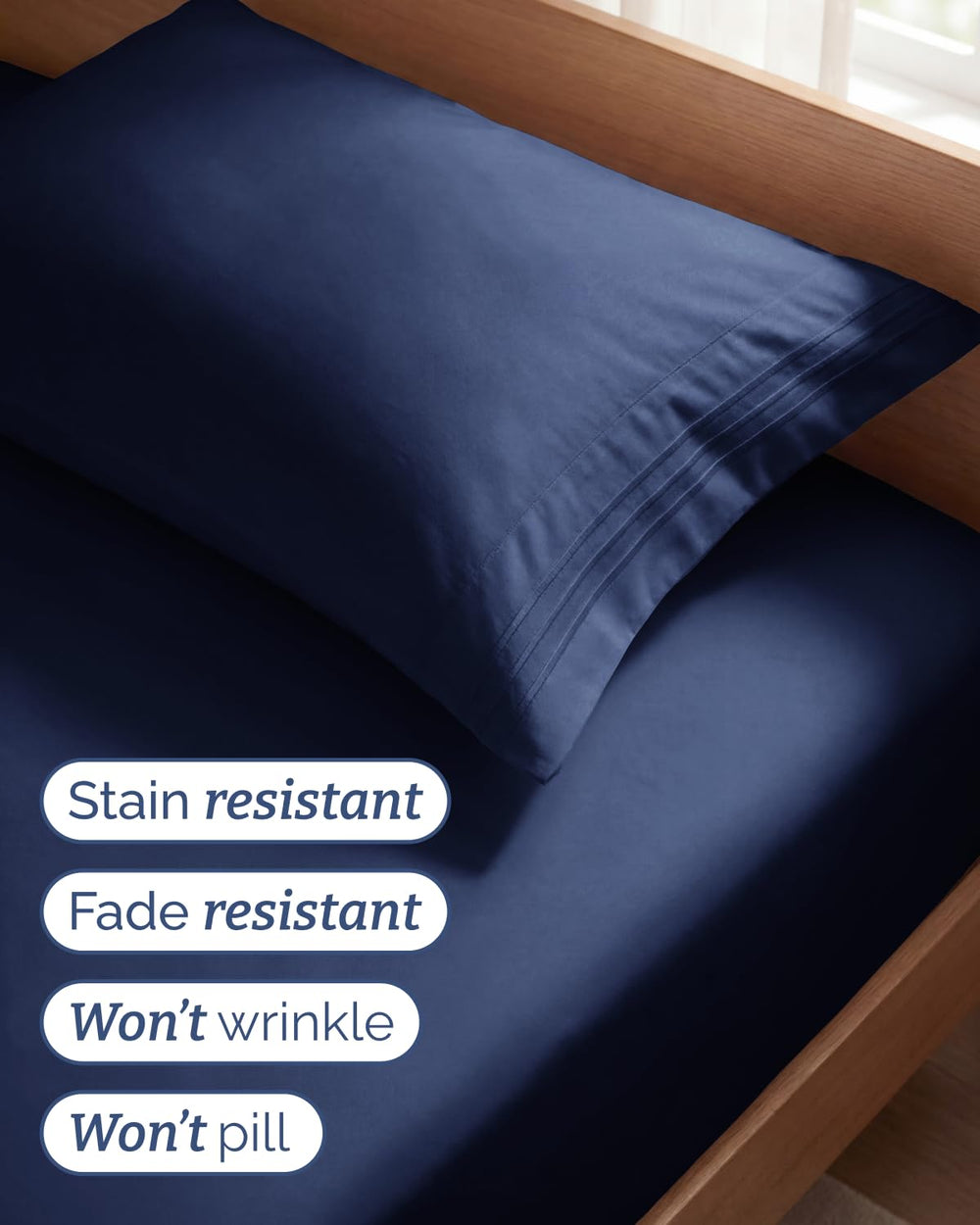 CGK Unlimited coin élastique du drap-housse illustrant maintien et anti-glissement