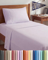 CGK Unlimited vue avant de la parure Twin XL light lavender, esthétique apaisante