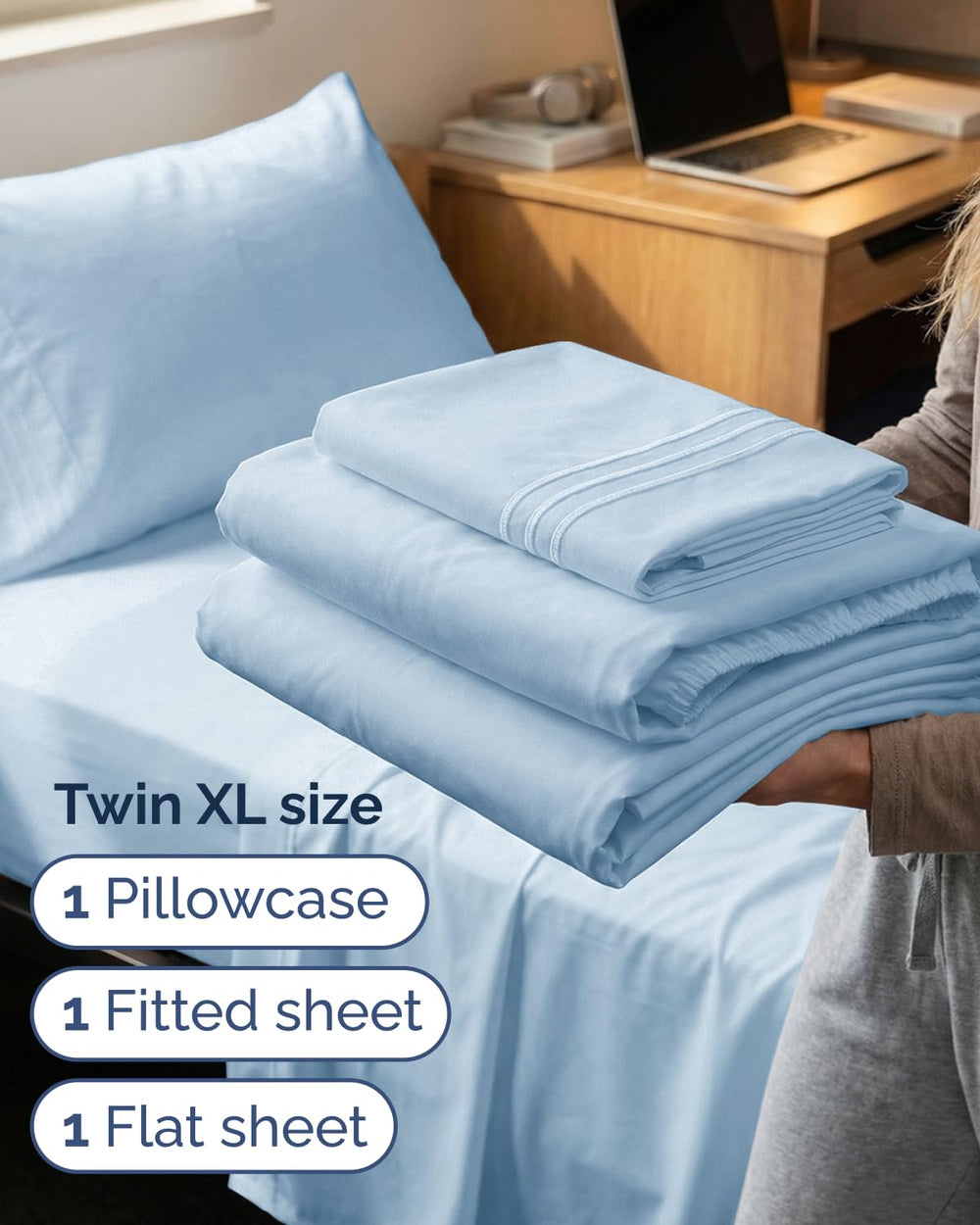 CGK Unlimited gros plan du tissu microfibre brossée, douceur durable