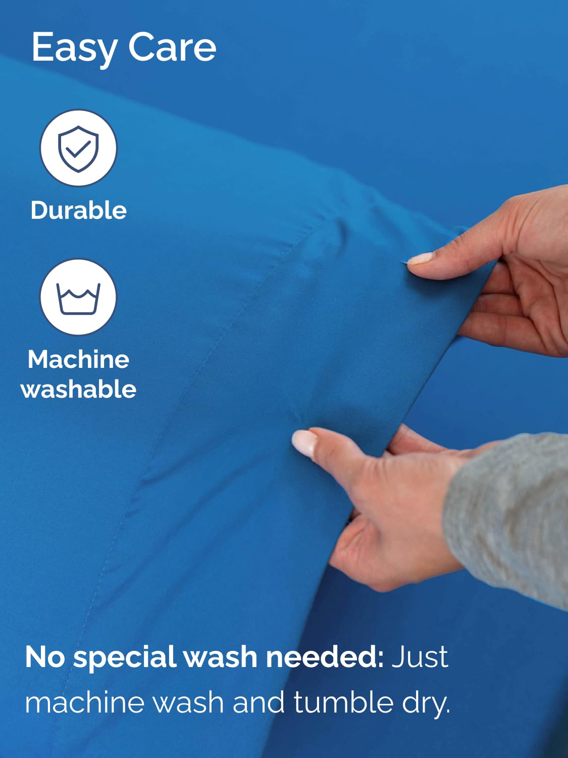 CGK Unlimited détail de l'élastique renforcé montrant fixation uniforme autour du matelas