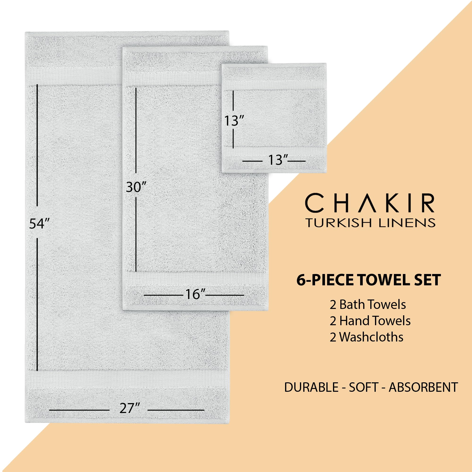 Chakir Turkish Linens sur porte-serviettes en salle de bain, style spa à la maison