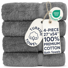Chakir Turkish Linens face serviette gris montrant douceur et luxe
